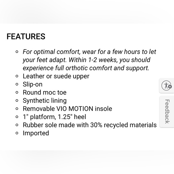 New $135 Vionic Uptown Penny Loafer gold shimmer leather 8.5 40 - Picture 7 of 11